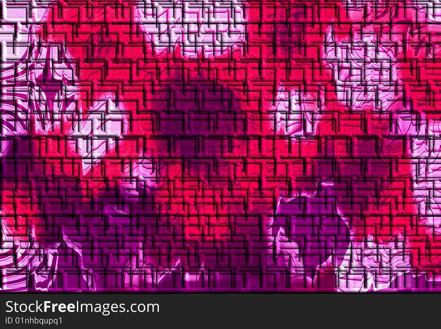 Abstract bricks color pattern