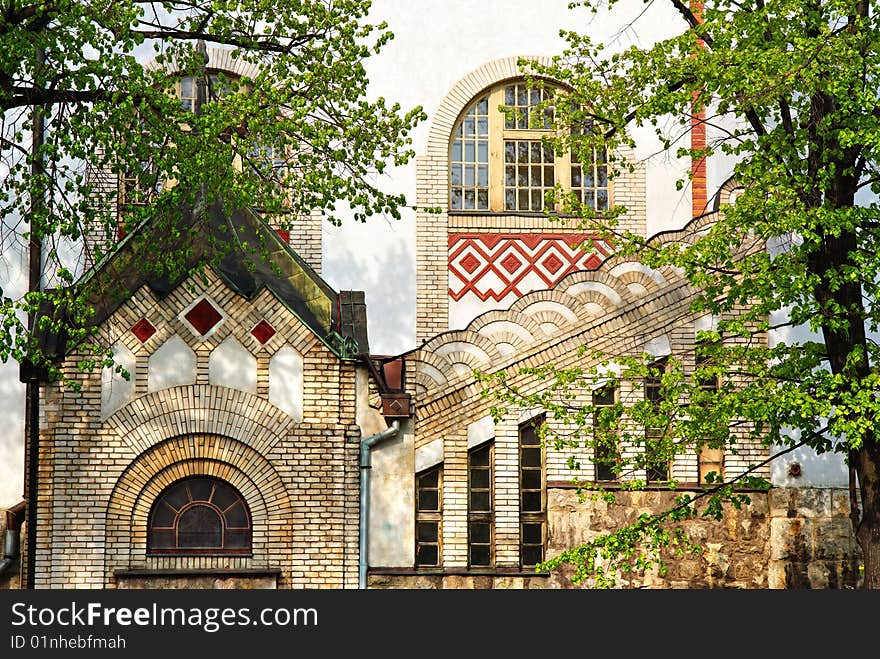 Facade of a historical building