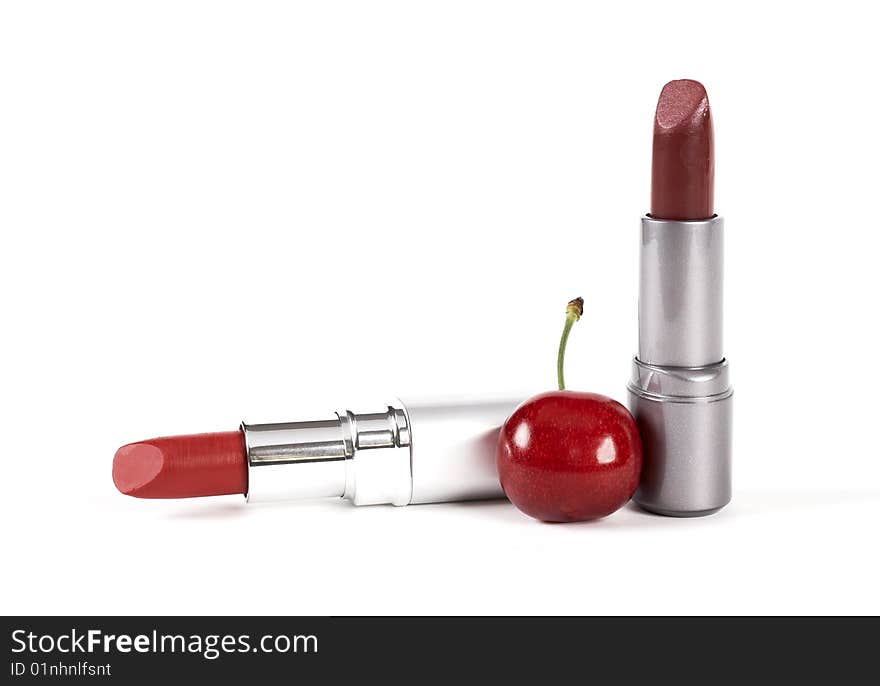 Cherry lipstick