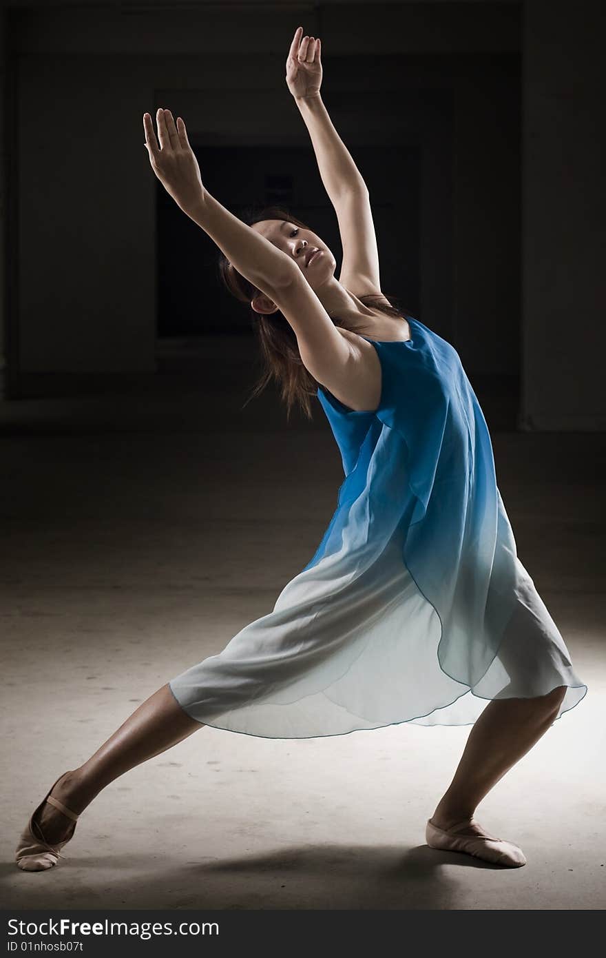 Asian Female Ballet Dancer