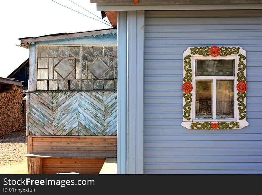 Russian wooden house