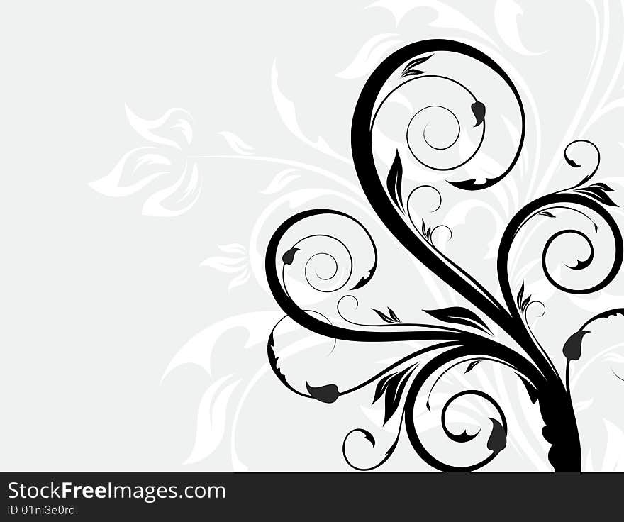 Abstract floral background