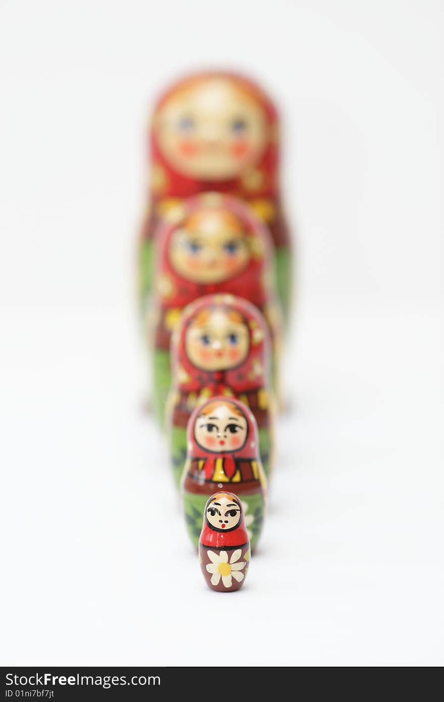 Traditional russian toy made out of wood. Traditional russian toy made out of wood