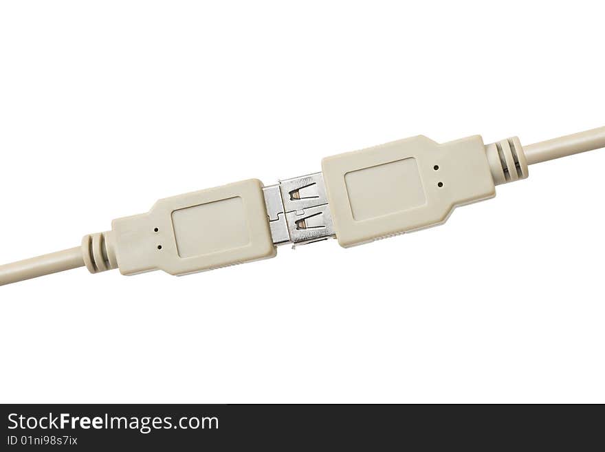 Connected computer cable