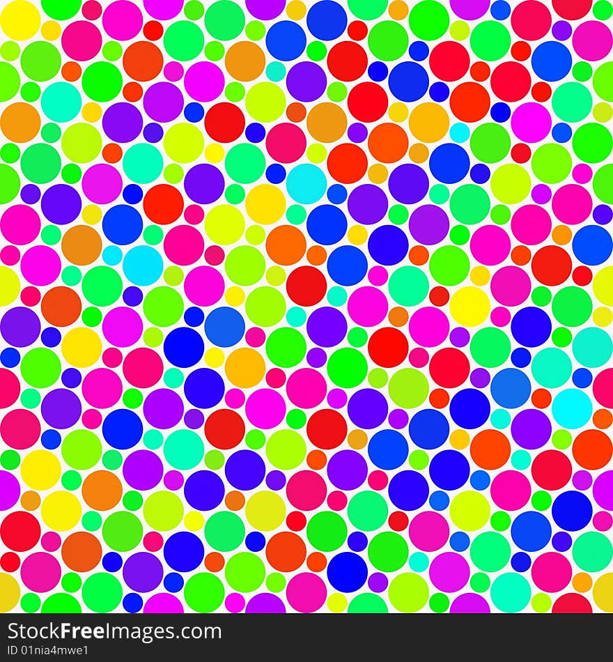 Festive dots pattern