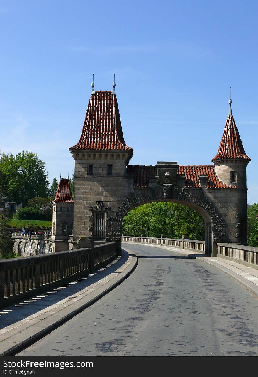 Fabulous dam Les kralovstvi in Czech republic