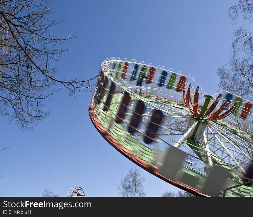 Attraction in park of entertainments