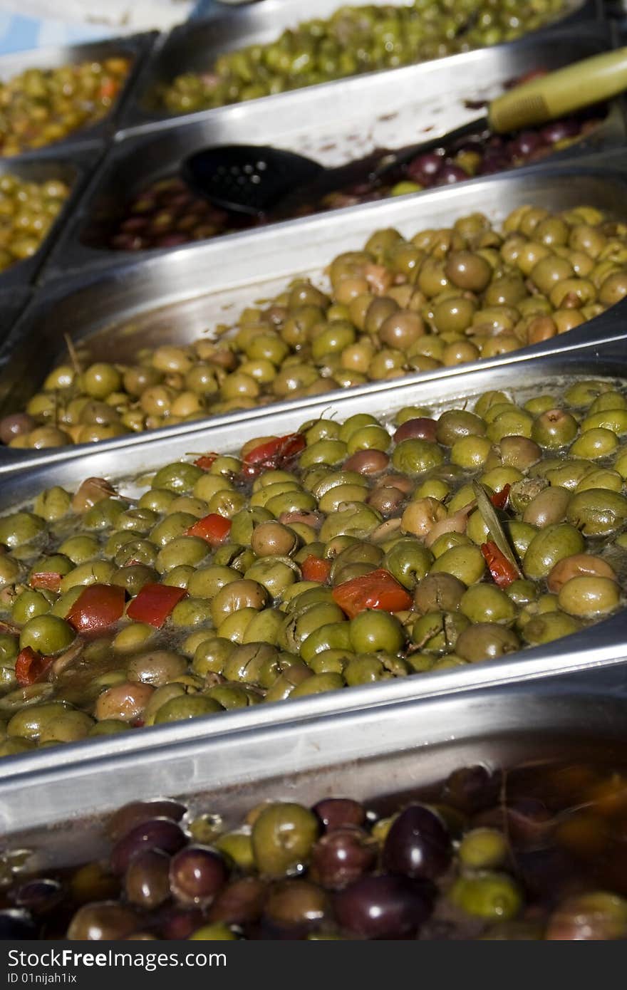 Olives At The Market