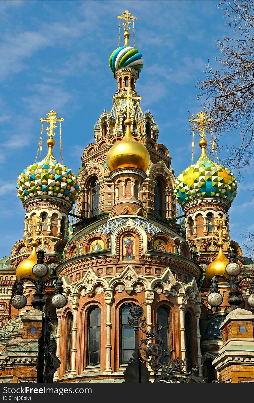 The Church of the Savior on Spilled Blood in St. Petersburg, Russia