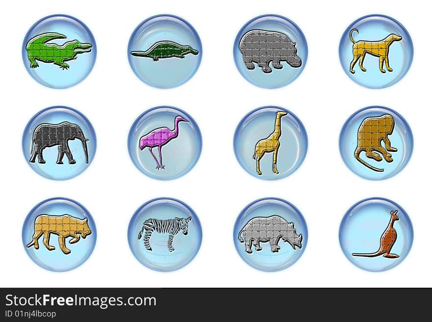 Wild Animals Icons