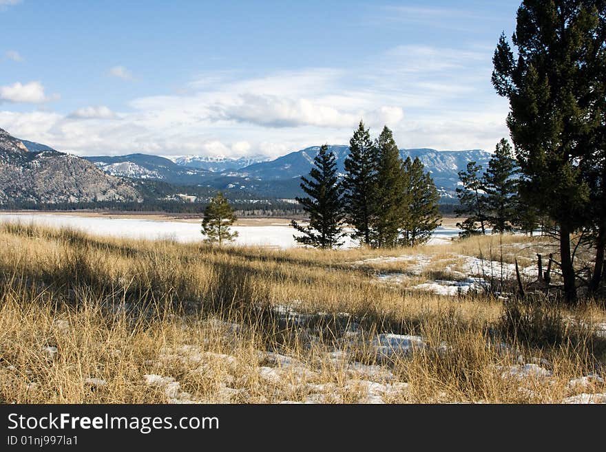 Winter in Rocky Mountains