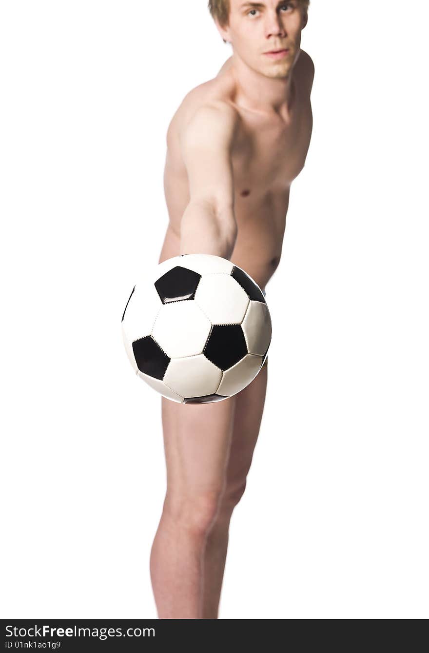 Man with a football