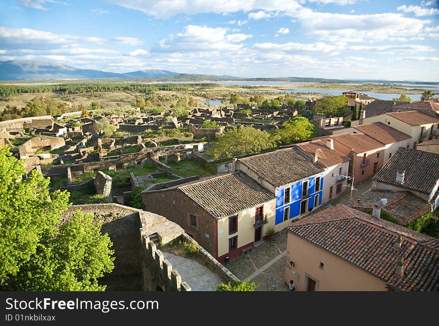 Granadilla village from the castle