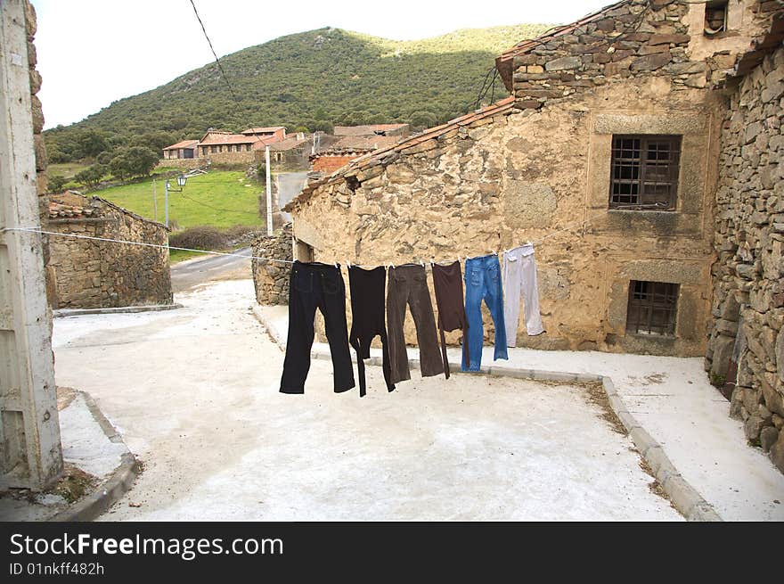 Rural drying place