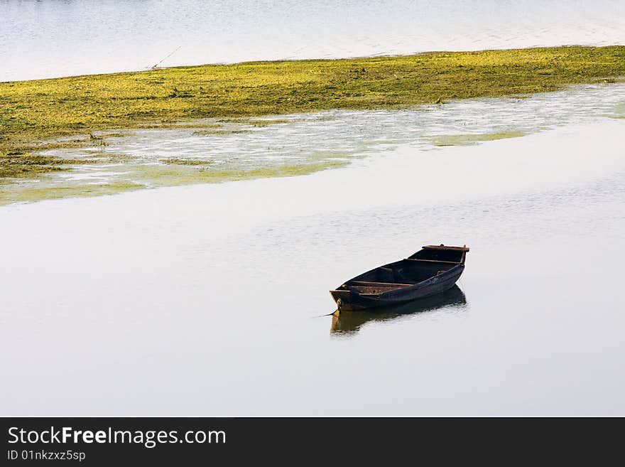 A boat on the river