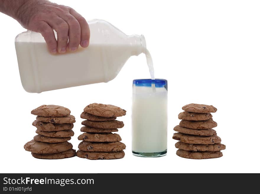 Chocolate Chip Cookies And Milk