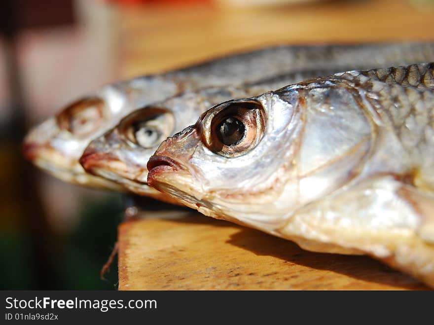 Three Dried Fishes