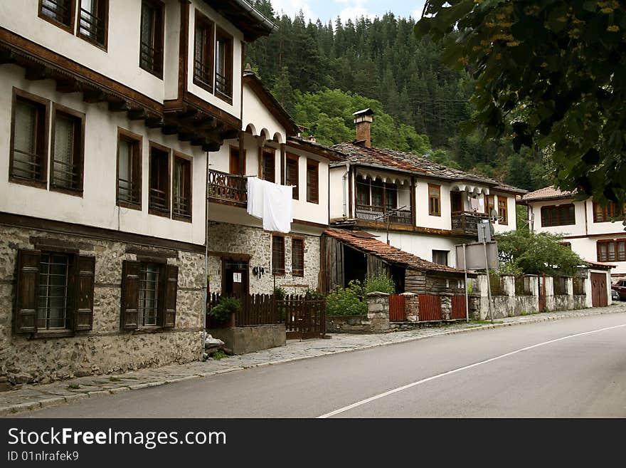 Shiroka Laka village  in Bulgaria