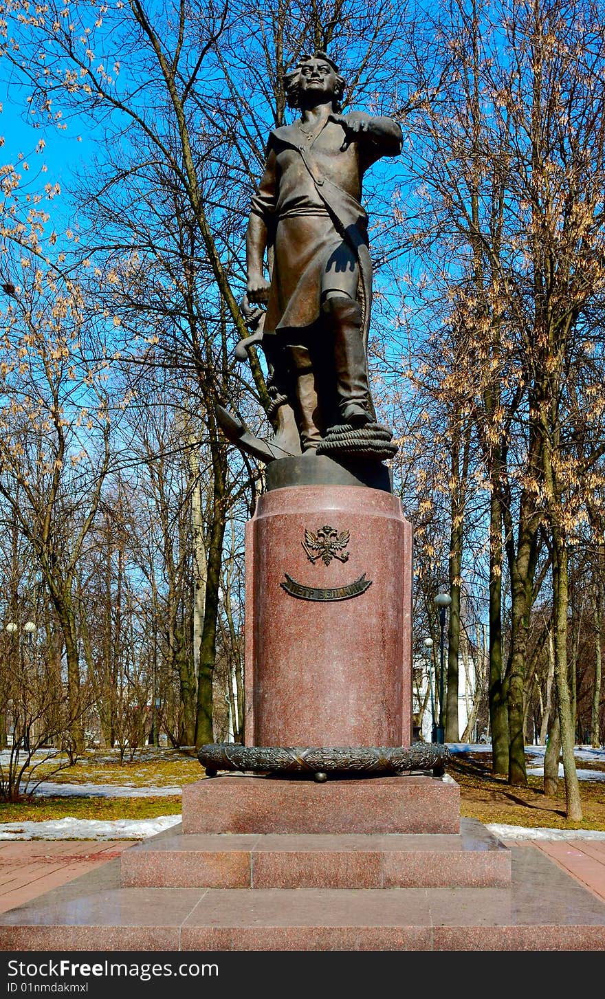 Monument to Peter the Great in Izmailovo