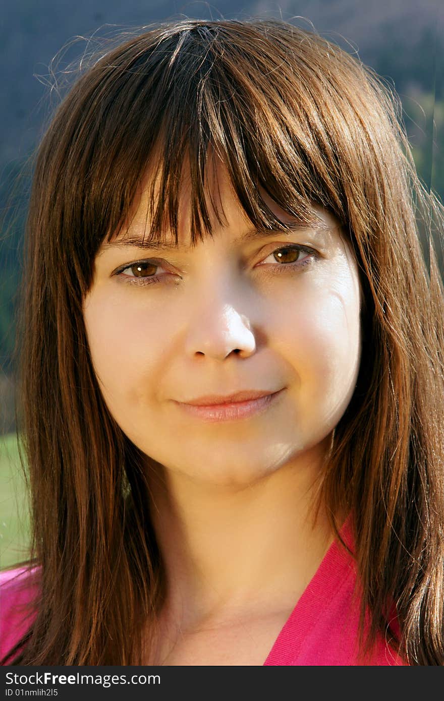 Portrait shot of a beautiful caucasian woman. Portrait shot of a beautiful caucasian woman.