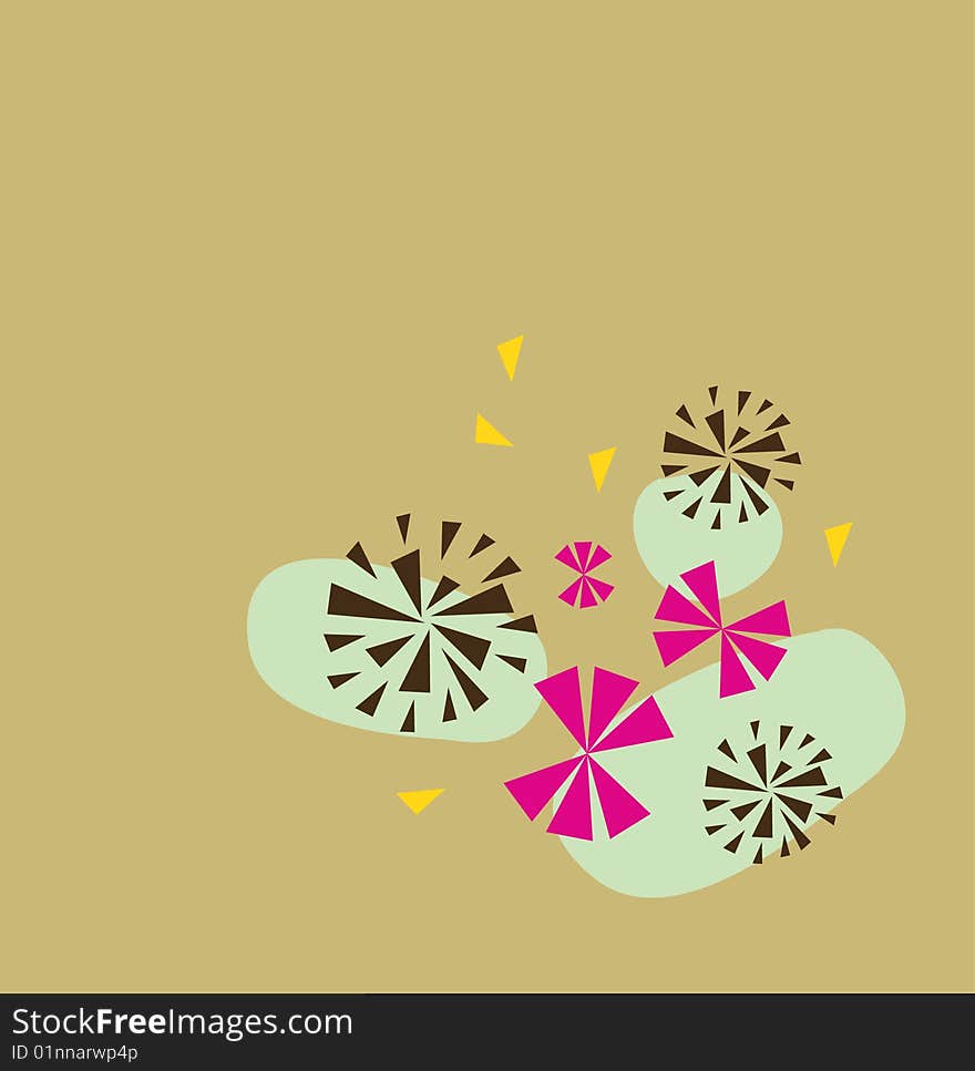 Fun and simple shape graphic design. Fun and simple shape graphic design