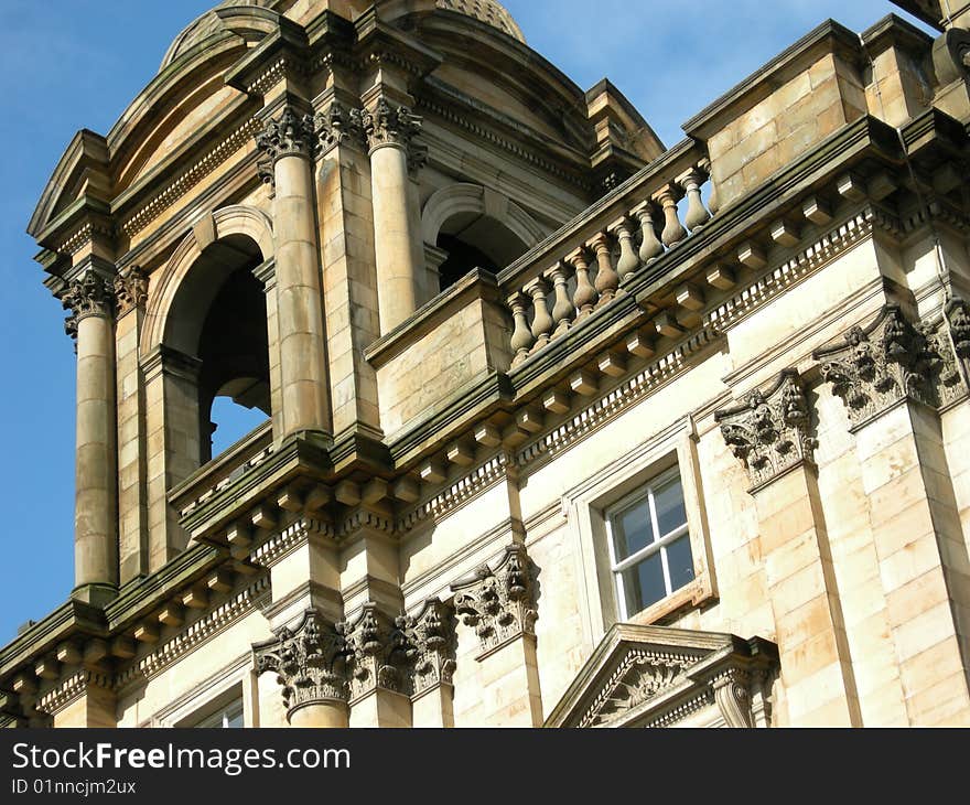 Detail of Edinburgh architecture, Scotland