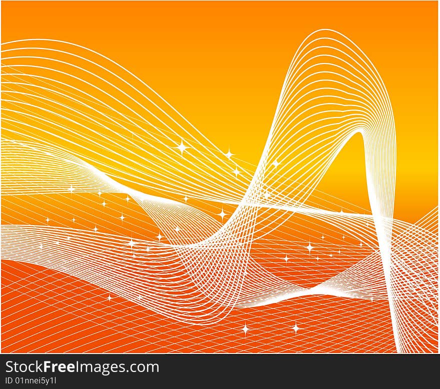 Abstract background with waves. Vector illustration. Abstract background with waves. Vector illustration