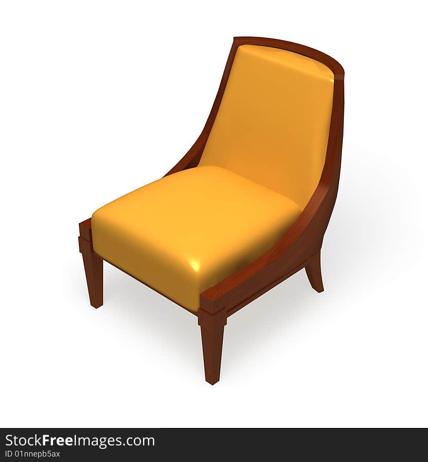 Chair on a white background