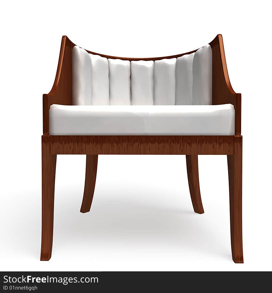 Chair on a white background