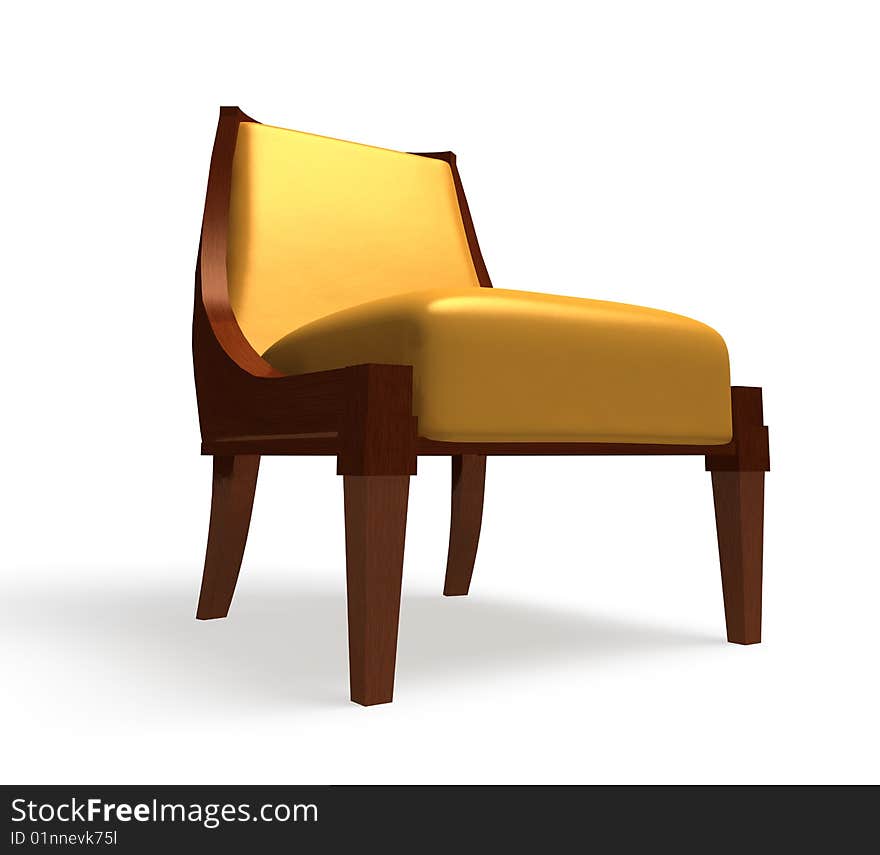 Chair on a white background