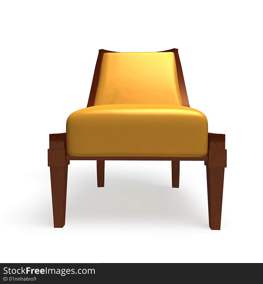 Chair on a white background