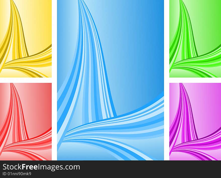 Vector illustration of abstract backgrounds