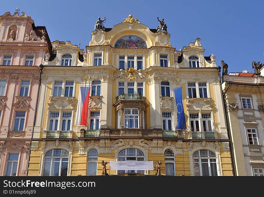 Houses in Prague