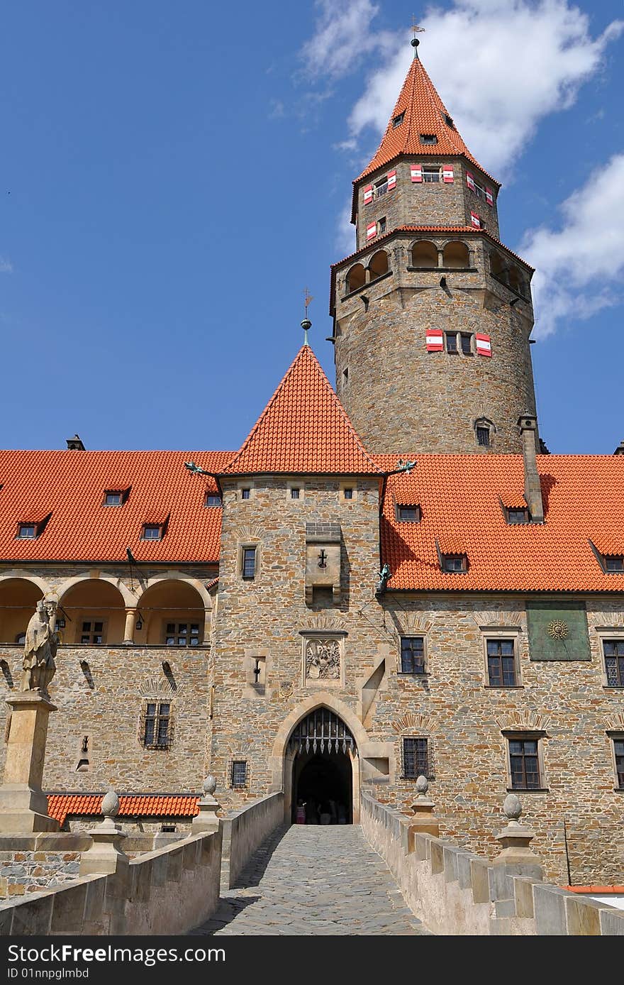 Most beautiful and importent castle in the czech republic. Most beautiful and importent castle in the czech republic