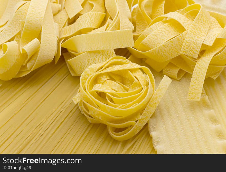 Spaghetti isolated on a white background. Spaghetti isolated on a white background