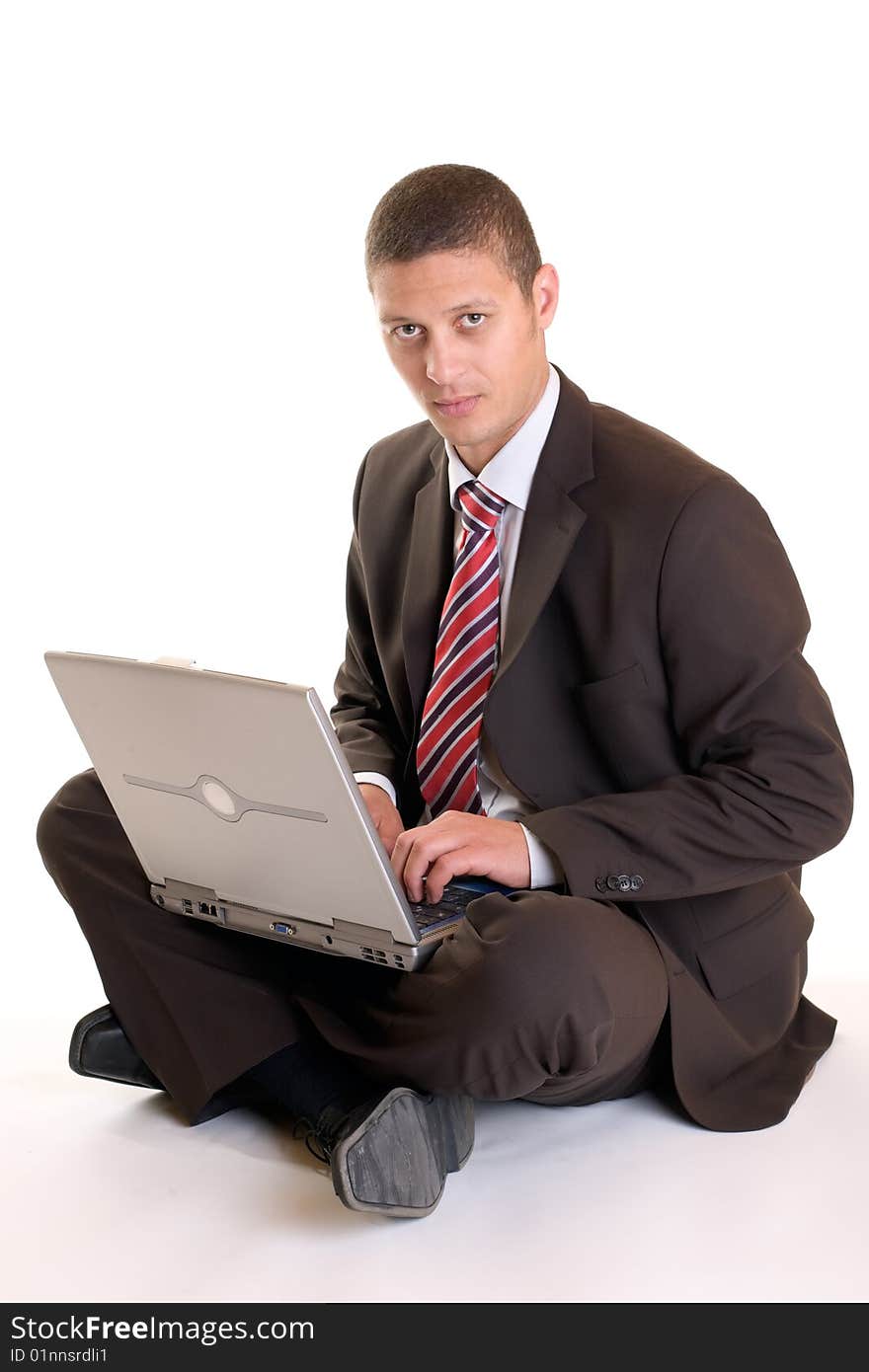 Businessman On Laptop