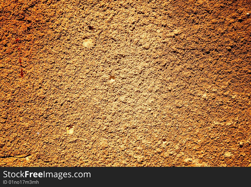 Antique brown cement wall  as a background.