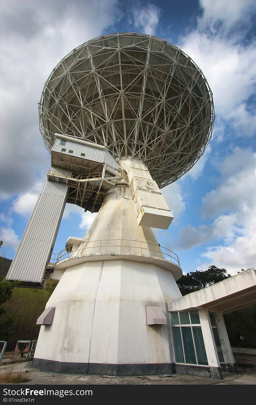 Old Abandoned Earth-station