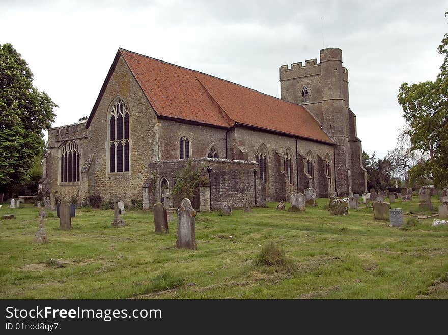 The Parish Church of St Peter and St Paul in Hadlow Kent England.