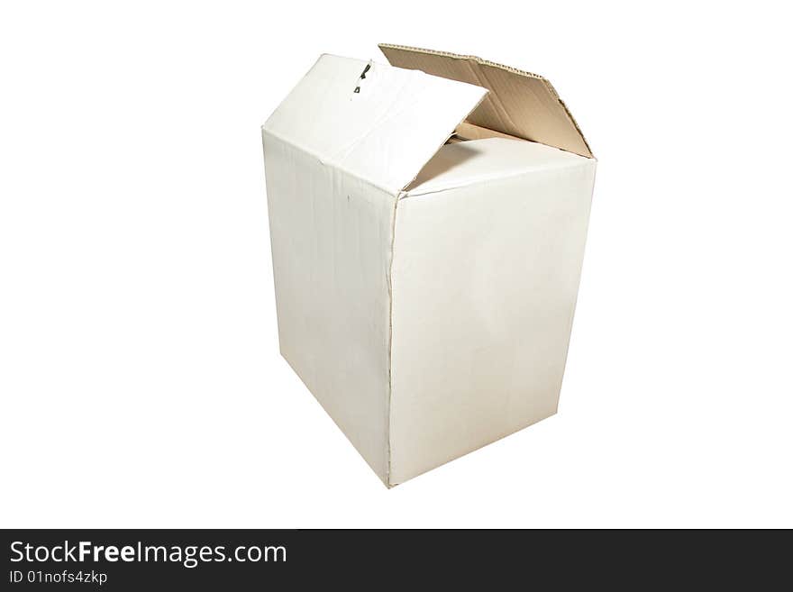 Box under the white background