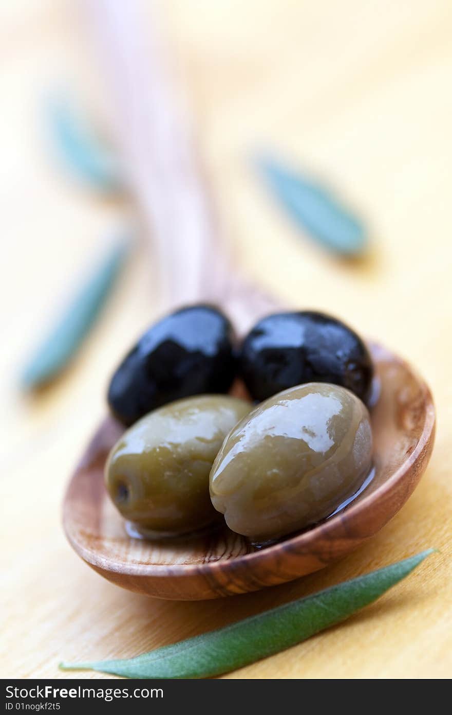 Black And Mixed Fresh Olives