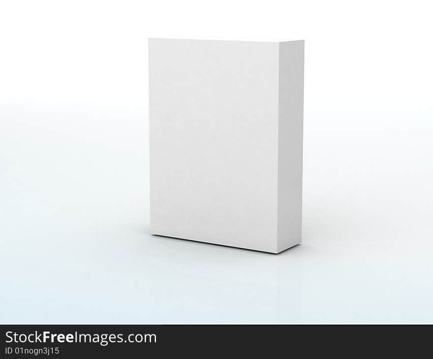 Blank white box