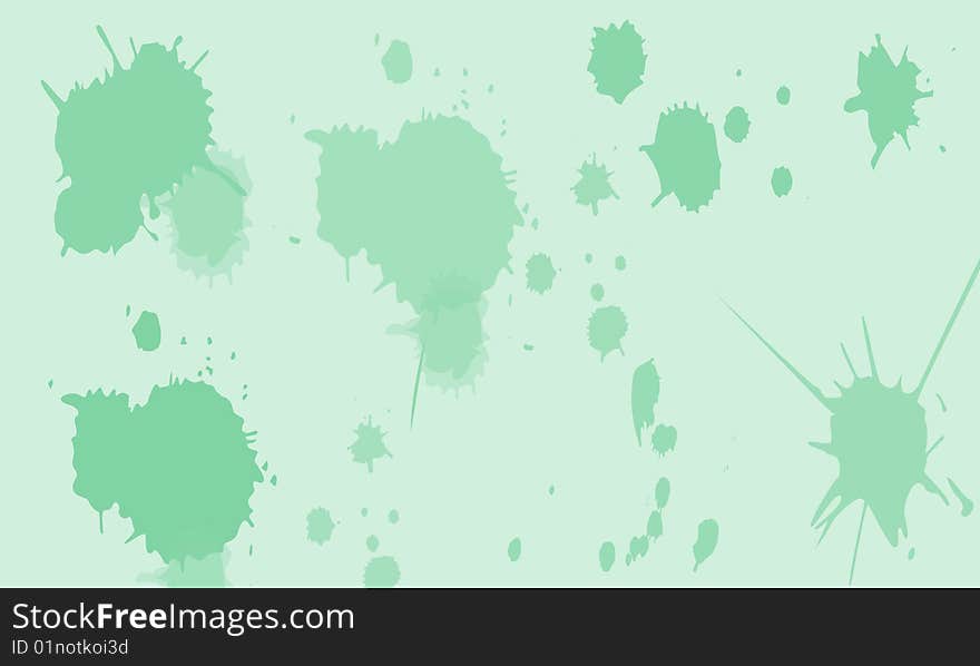 Illustration drawing Irregular shape on olive green background. Illustration drawing Irregular shape on olive green background