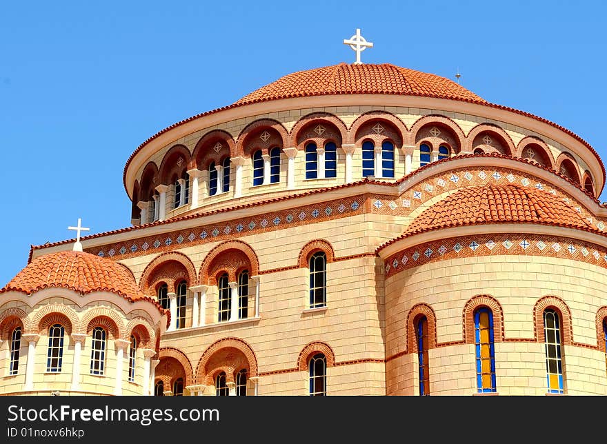 The Monastery of Saint Nectarios on the island Aegina, Greece