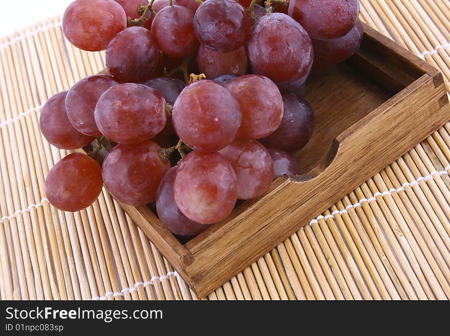 Red grapes