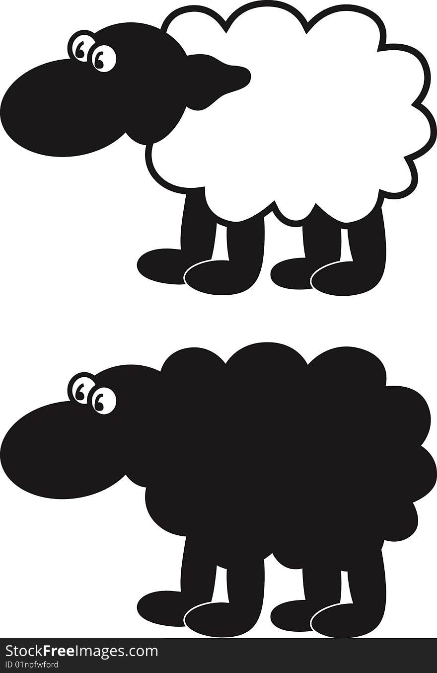 Comic sheep