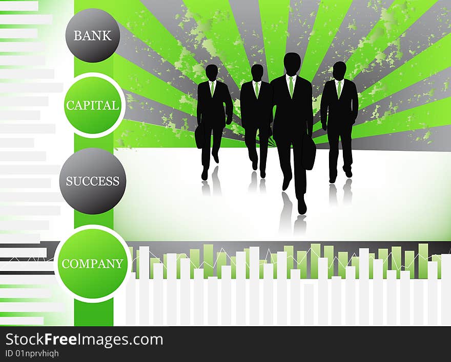 Vector illustration of business people.... concept of business team