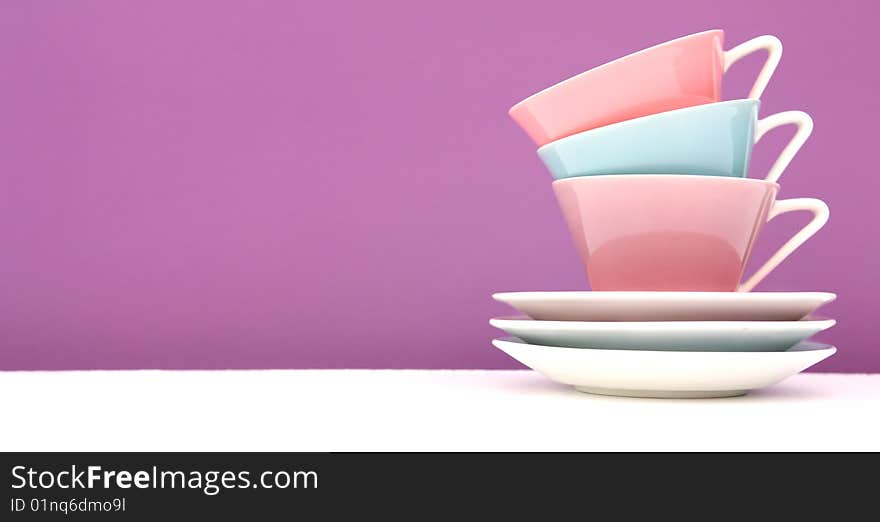 Colorful Coffee Cups