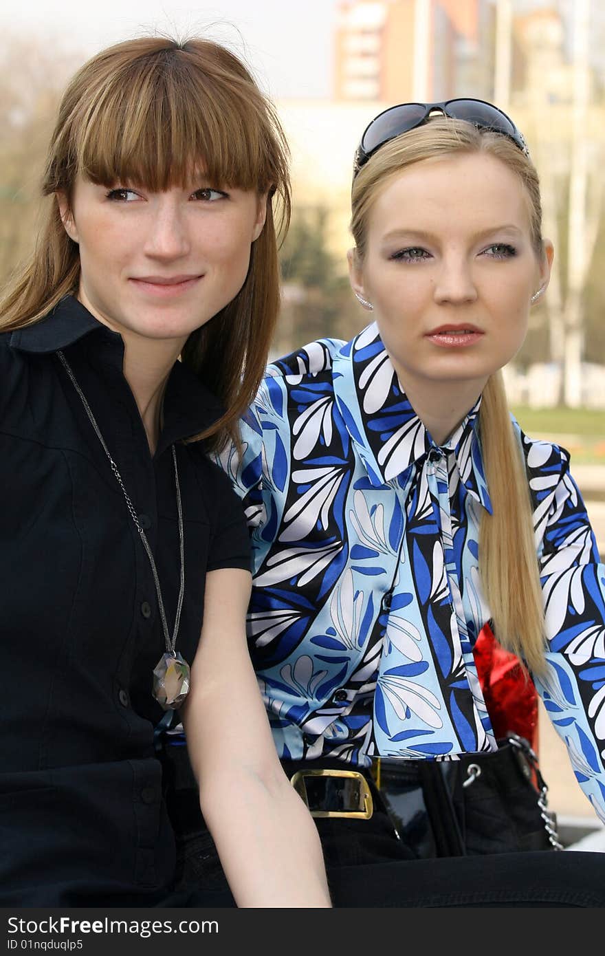 Women friends relaxing