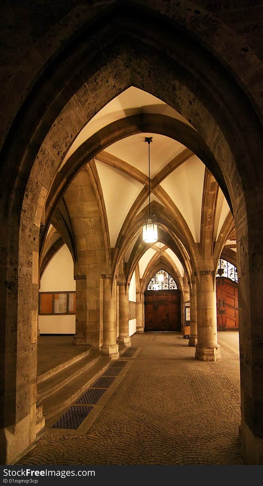 Interior of historical New Town Hall (Neues Rathaus) in Munich. Interior of historical New Town Hall (Neues Rathaus) in Munich.